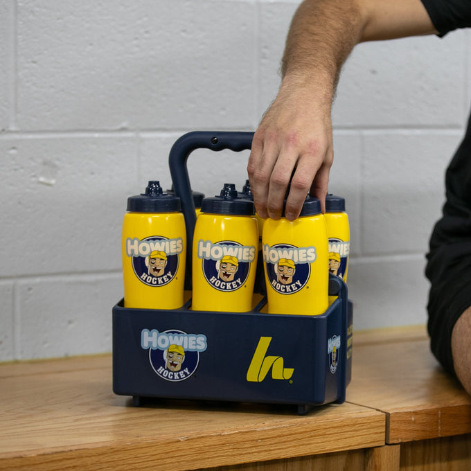 Howies Pro Jet Water Bottles & Carrier Combo Water Bottle Combo Pack Howies Hockey Tape