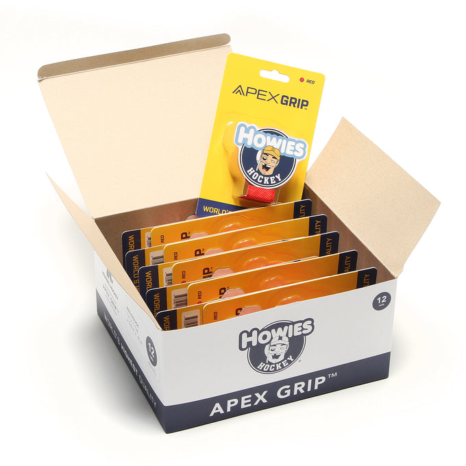 Howies Red APEX Grip Tape Apex Grip Howies Hockey Tape 12pk