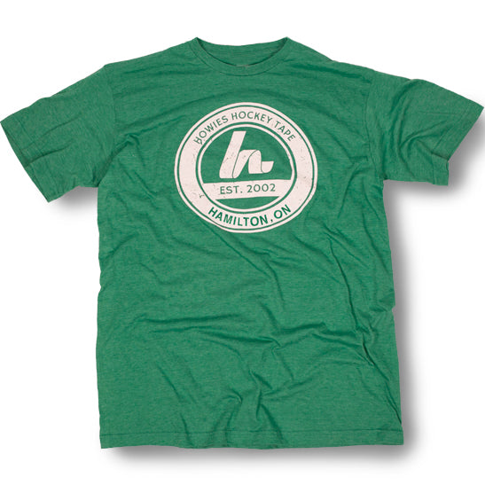 Hometown Tee Tees Howies Hockey Tape Green X-Small 