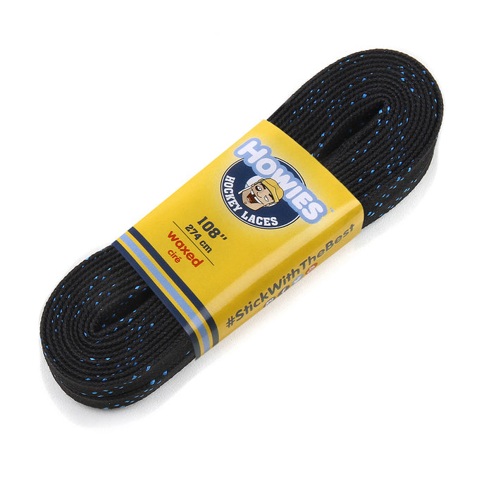 Howies Black Waxed Hockey Skate Laces Waxed Laces Howies Hockey Tape 1pk 72" 
