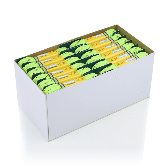 Howies Neon Green Waxed Hockey Skate Laces Waxed Laces Howies Hockey Tape 18pk 72" 