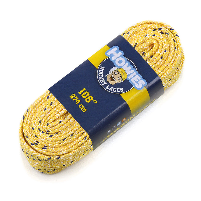 Howies Yellow Cloth Hockey Skate Laces Cloth Laces Howies Hockey Tape 1pk 72" 