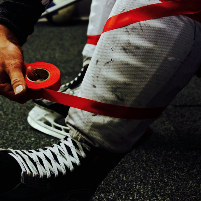 Howies Red Shin Pad Hockey Tape Shin Pad Tape Howies Hockey Tape   