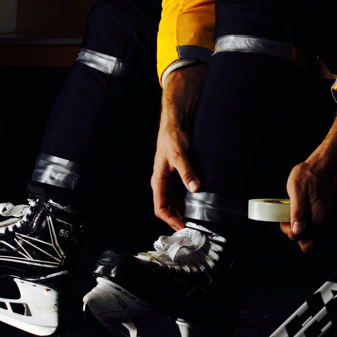 Howies Hockey Tape - 4 Black Cloth & 8 Clear Shin Pad Mixed Tape Cases Howies Hockey Tape   